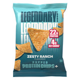 Legendary Foods Zesty Ranch chips, caja de 10 paquetes, conveniente para viaje y bolso de gimnasio
