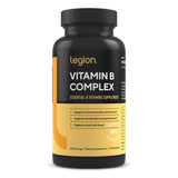 LEGION Vitamin B-Complex: bote de cápsulas, apoyo a la energía diaria