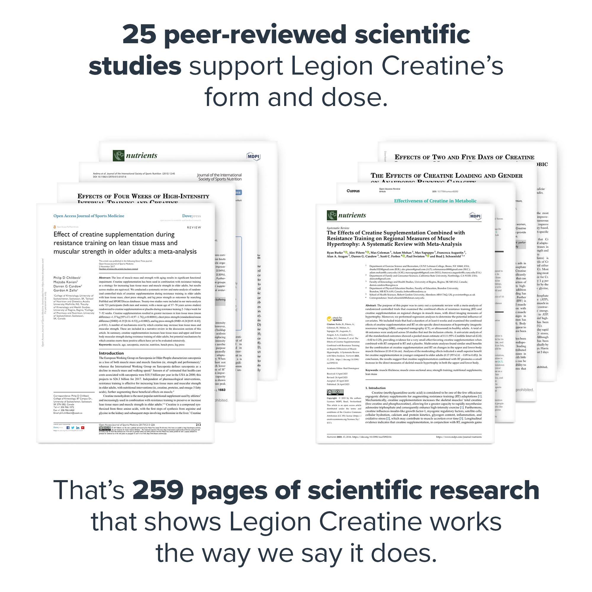 LEGION creatina micronizada con medidor, uso diario para crecimiento muscular