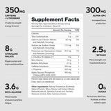 Legión Pulse: primer plano de la dosis de ingredientes para enfoque y rendimiento.