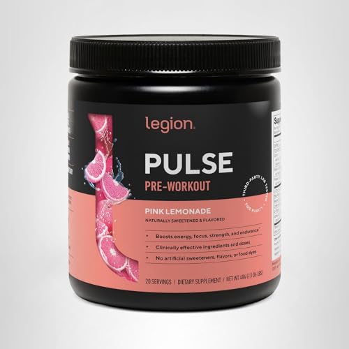 LEGION Pulse Preentrenamiento, análisis de pureza y seguridad para uso diario