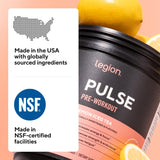 LEGION Pulse laboratorio externo certifica pureza y potencia