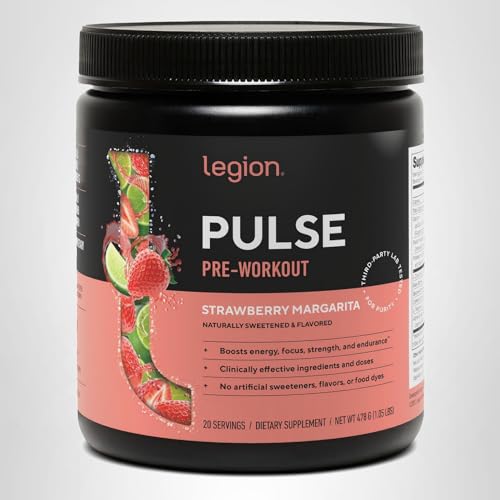 LEGION Pulse preentrenamiento, uso diario recomendado, acompaña entrenamientos exigentes.