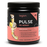 LEGION Pulse Preworkout energía sostenida para entrenamientos intensos.