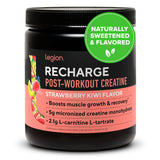 LEGION Recharge post-entrenamiento, sabor fresa kiwi, favorece la recuperación muscular.