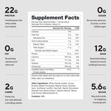 LEGION Whey+ en bote muestra etiqueta clara de proteína aislada chocolate.
