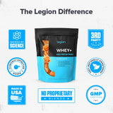 Legion Whey+ sin azúcares añadidos, opción más limpia