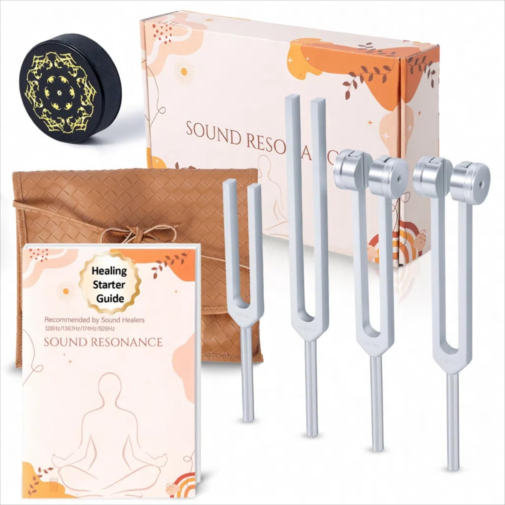 LEGUANG diapasón 128 Hz para equilibrio y meditación