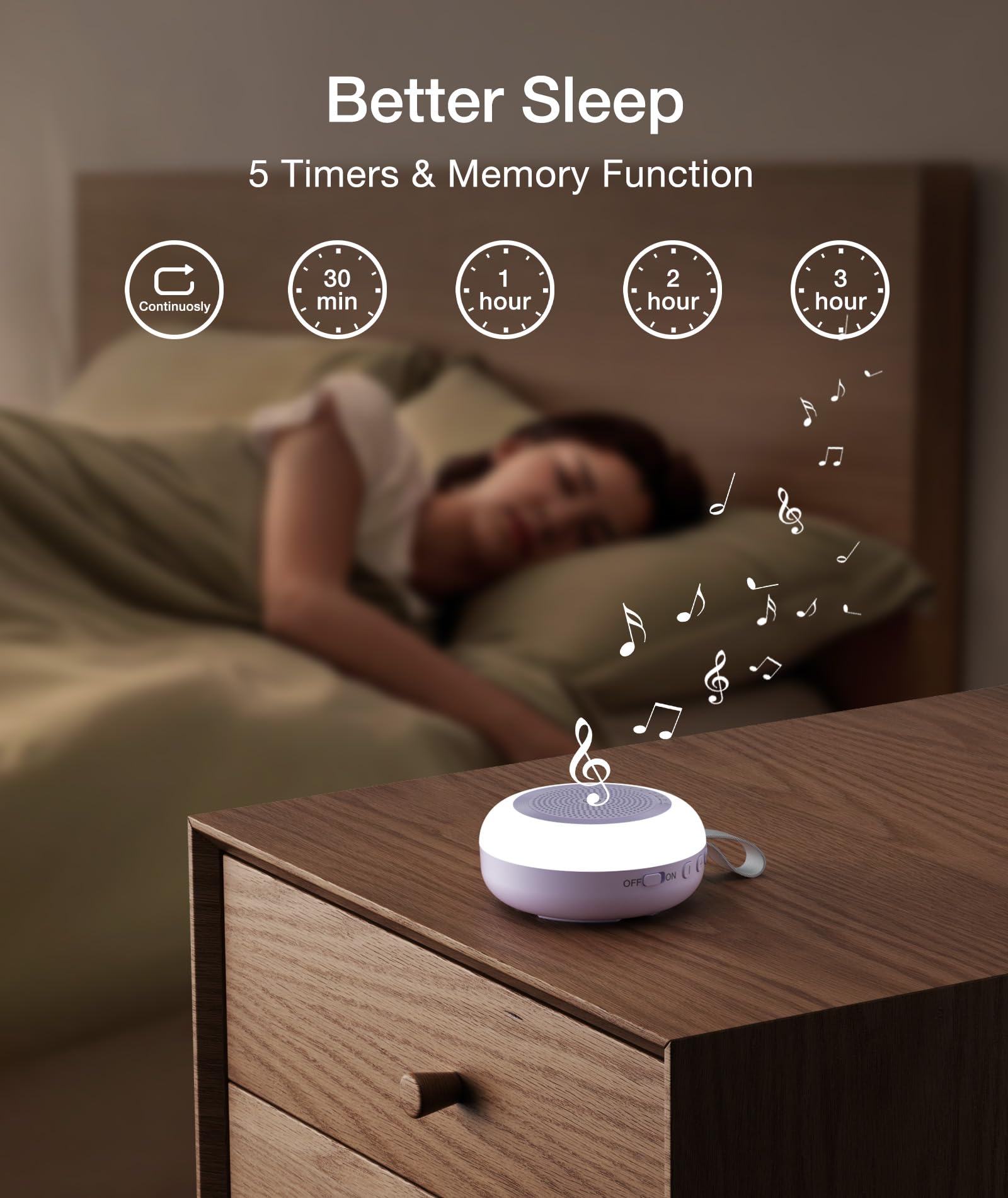 LEICEX memoria preserva la última configuración de sonido y luz