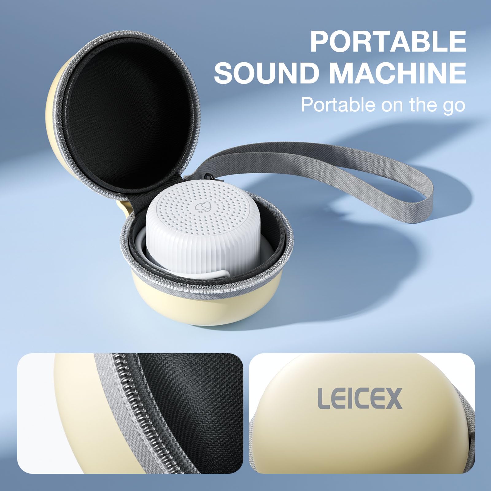 LEICEX sonidos naturales suaves para dormir en cualquier lugar