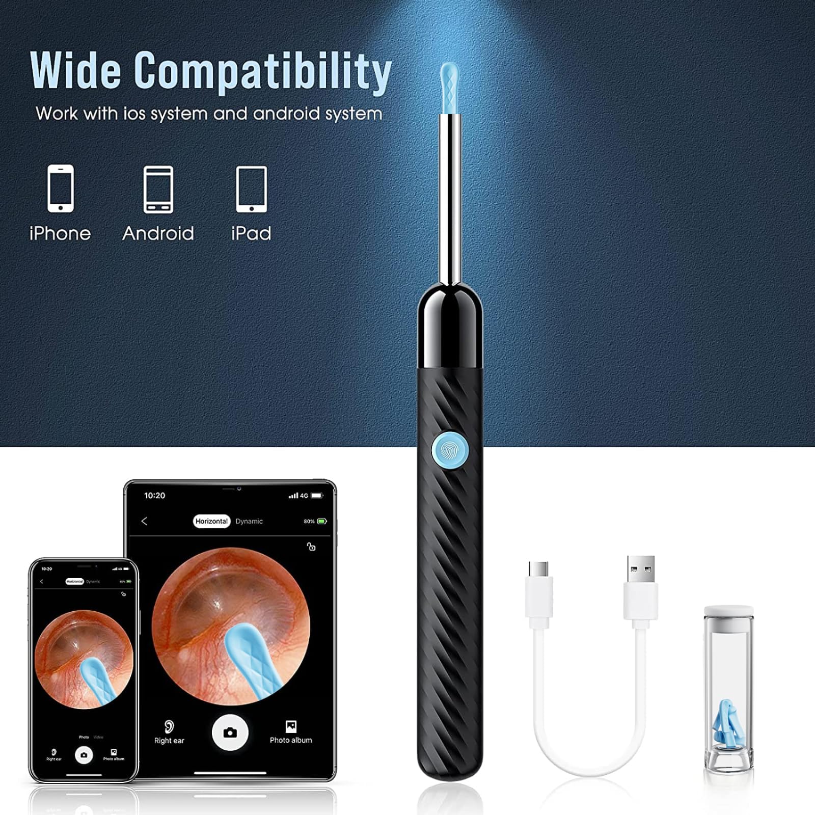 LEIPUT aplicación para Android e iOS con conexión inalámbrica para guardar fotos y videos