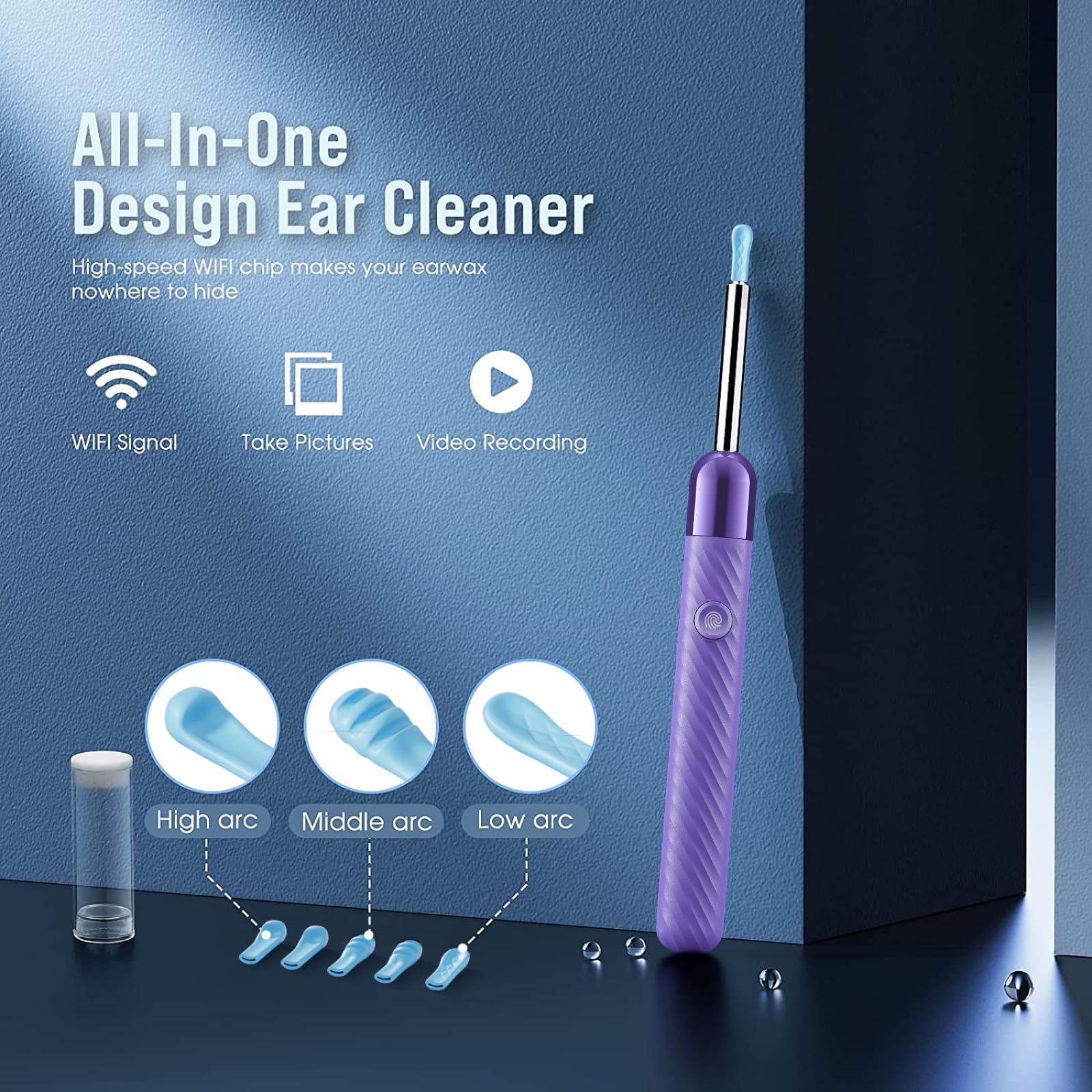 Leiput cubiertas de silicona para cucharas de oído evitan arañazos.