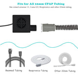 Ventilador con cojinetes dobles de Lemintae para secar mangueras CPAP con flujo silencioso.