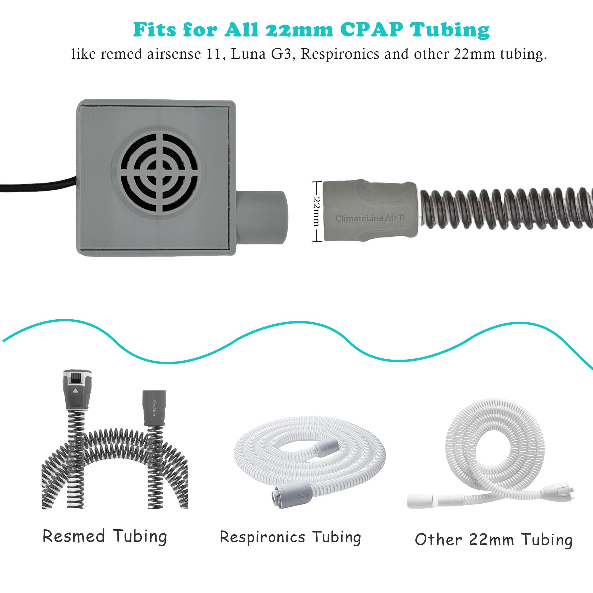 Lemintae ventilador blower CPAP con flujo potente y silencioso para secado