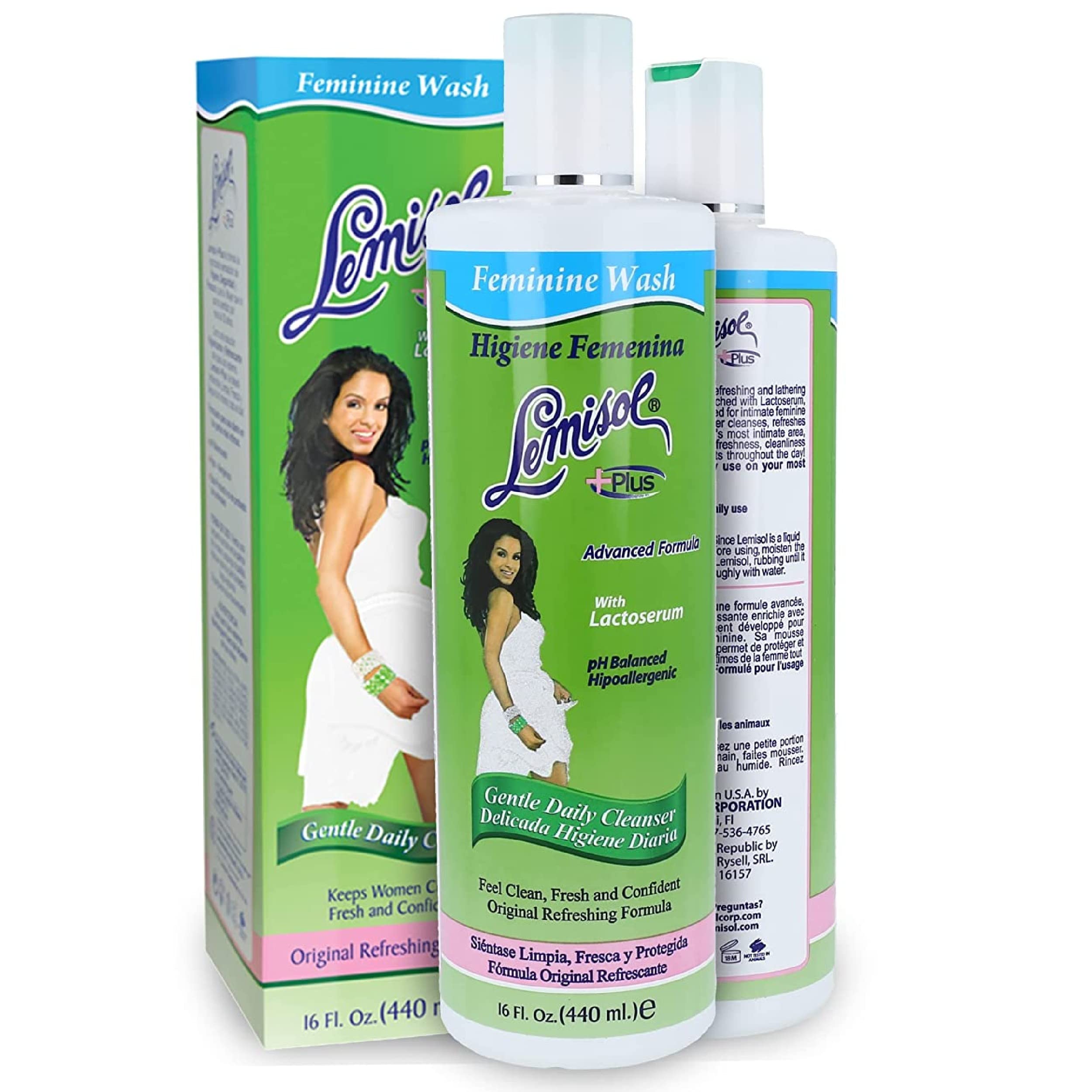 Lemisol Plus paquete 4: lavado femenino para toda la familia