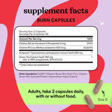 Lemme Burn: te verde extracto, ingrediente para metabolismo natural.