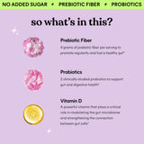 Etiqueta frontal de Lemme Fiber Probiotic Gominolas, información visible.