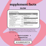 Lemme Glow gomitas antioxidantes, enfoque en piel luminosa y uñas resistentes.