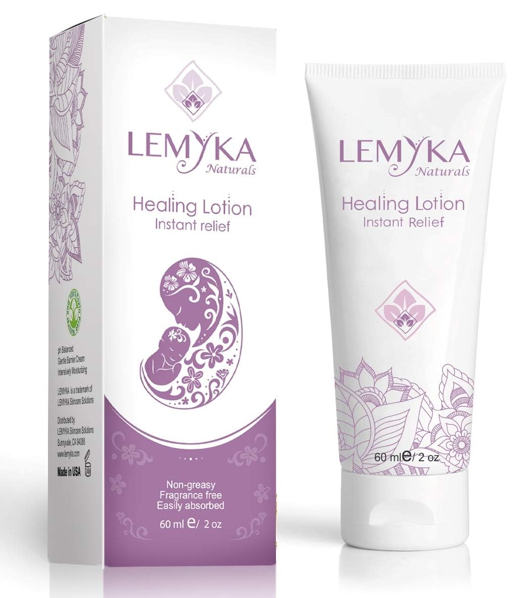 LEMYKA crema rosácea en envase mostrando calma de la piel y suave textura