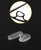 LenzProse: almohadillas nariz silicona transparente, protección suave para uso diario.
