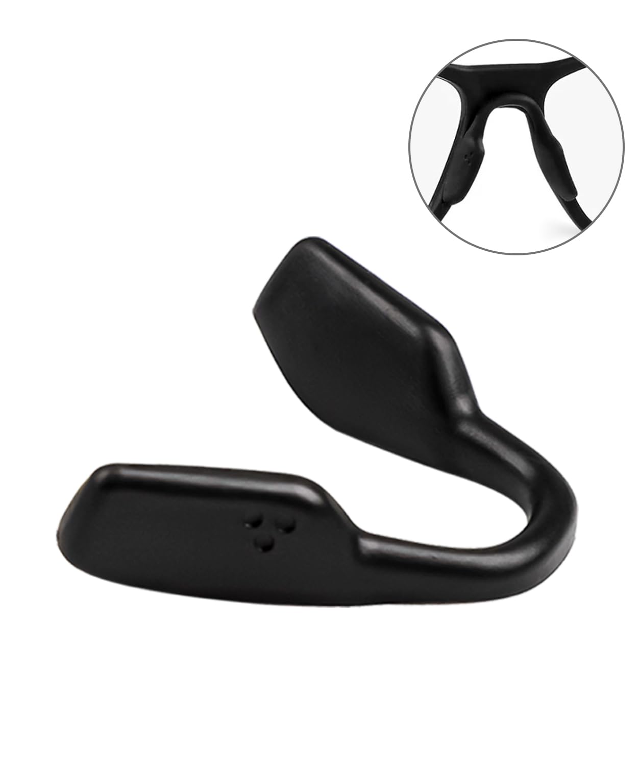 LenzProse Almohadillas de silicona para Oakley Tensile OX8170 evitan deslizamientos y mejoran la comodidad.