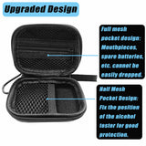 Funda LeoTube de PU impermeable protege alcoholímetro y cables.