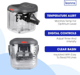 LEONNS panel controles digitales, permite ajustar la intensidad para diferentes necesidades.
