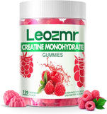 Leozmr Creatina Monohidrato Gominolas Frambuesa para rendimiento y energía en entrenamientos