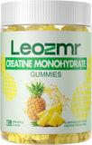 Gomitas Leozmr de creatina monohidratada con sabor piña para energía sostenida