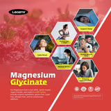 Leozmr gomitas magnesio glicinato etiqueta con ingredientes clave