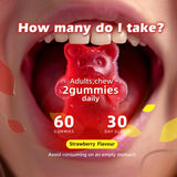 Leozmr gomitas magnesio glicinato ingredientes D, B6 y CoQ10 para vitalidad