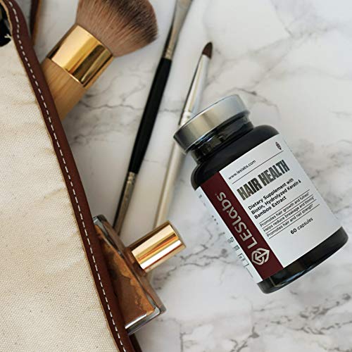 LES Labs Salud del Cabello: composición del envase que sugiere salud capilar.