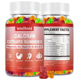 Letollhold Calcium Citrate Gummies en pack de dos: ahorro y conveniencia diaria.