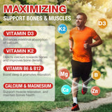 Letollhold Calcium Citrate Gummies ingredientes clave: magnesio y vitaminas para apoyo diario.