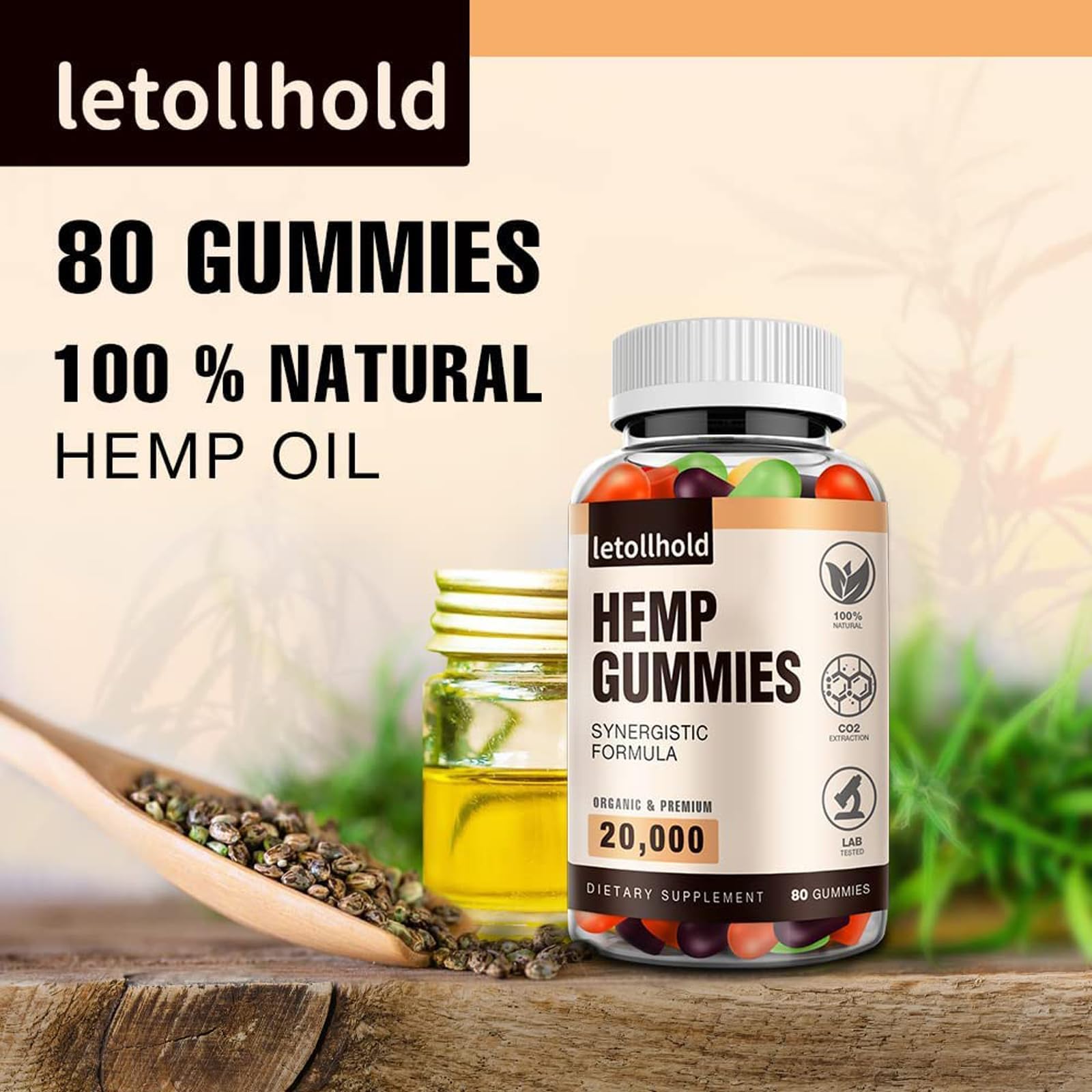 Letollhold gomitas cáñamo uso diario para equilibrio y vitalidad