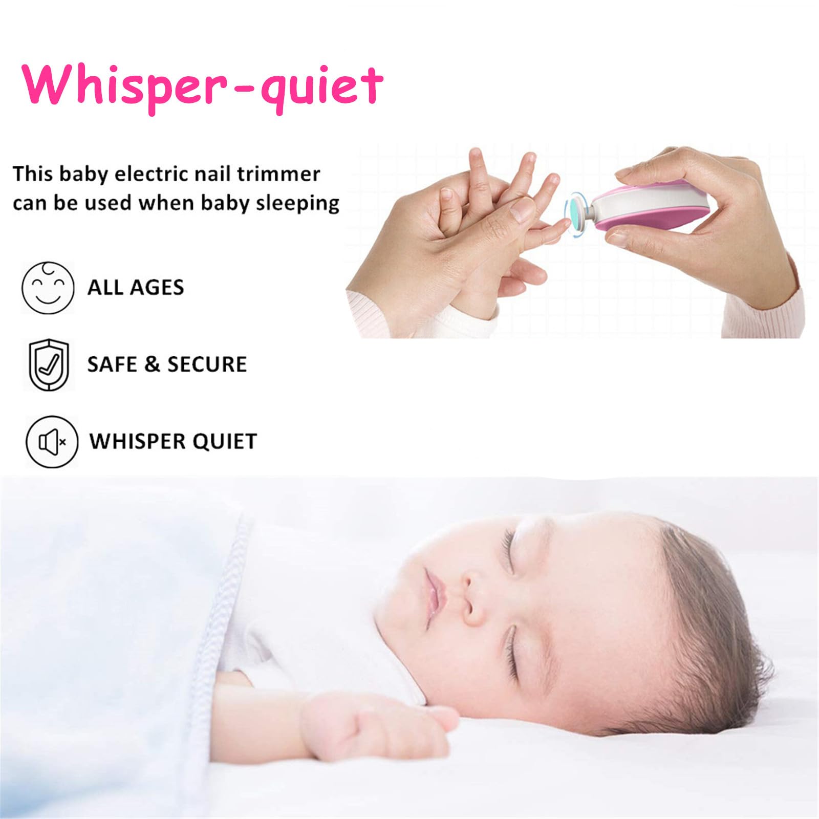 LETUENMI seguro y suave para uñas delicadas de bebes.