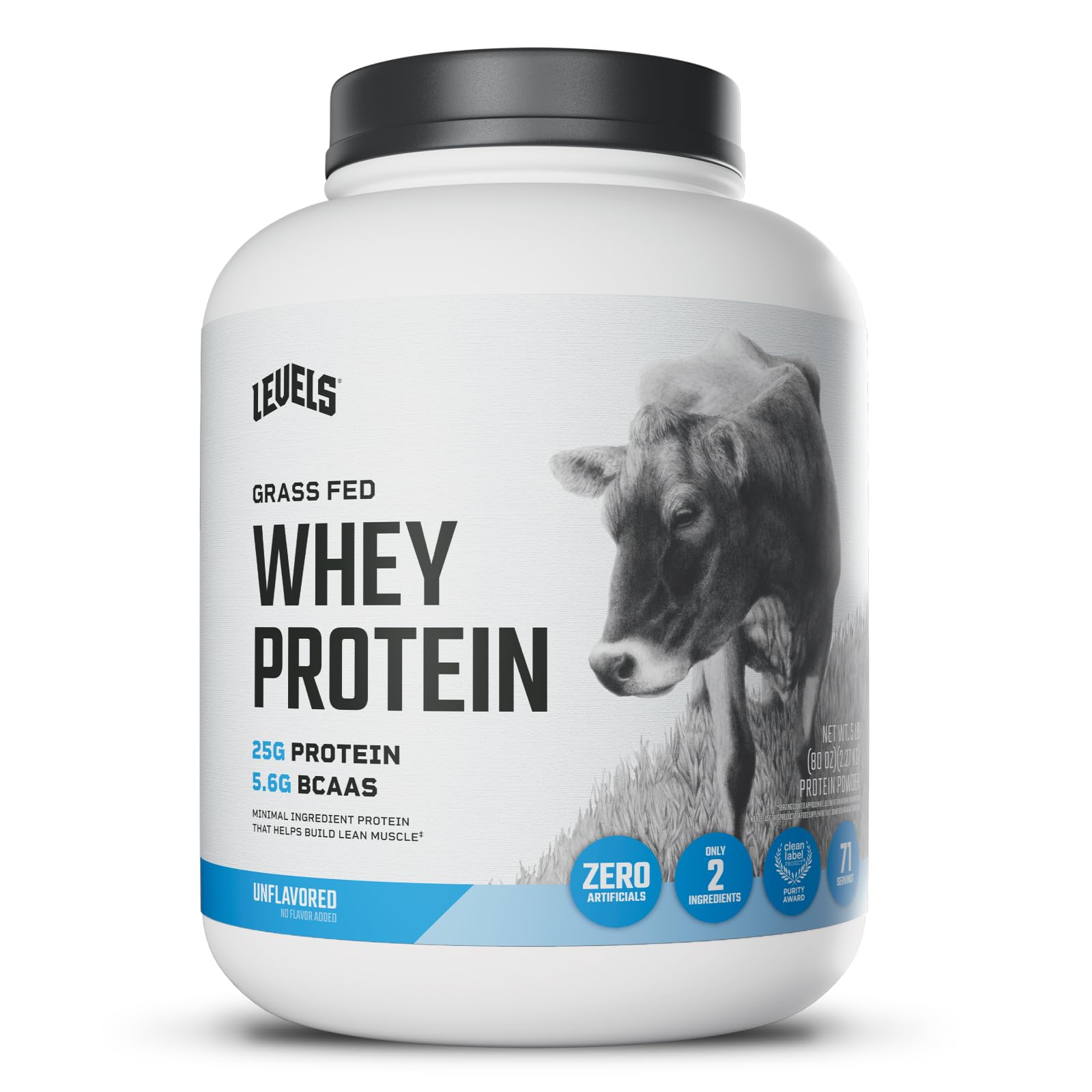 Levels Whey Protéina polvo sin aromas para una nutrición limpia