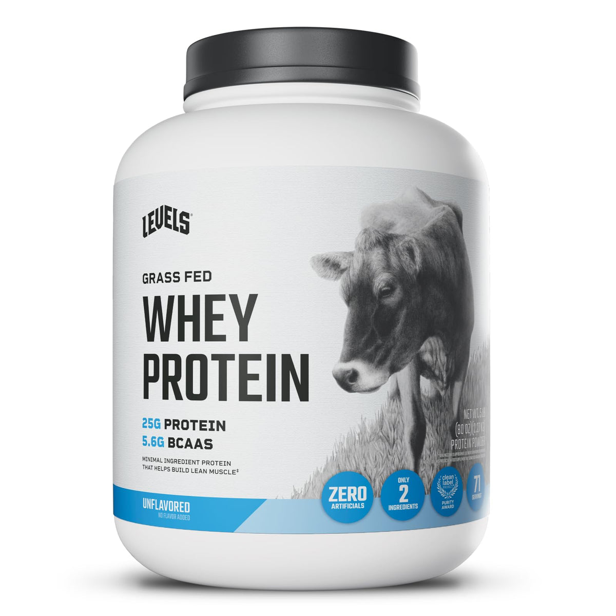Levels Whey Protéina polvo sin aromas para una nutrición limpia