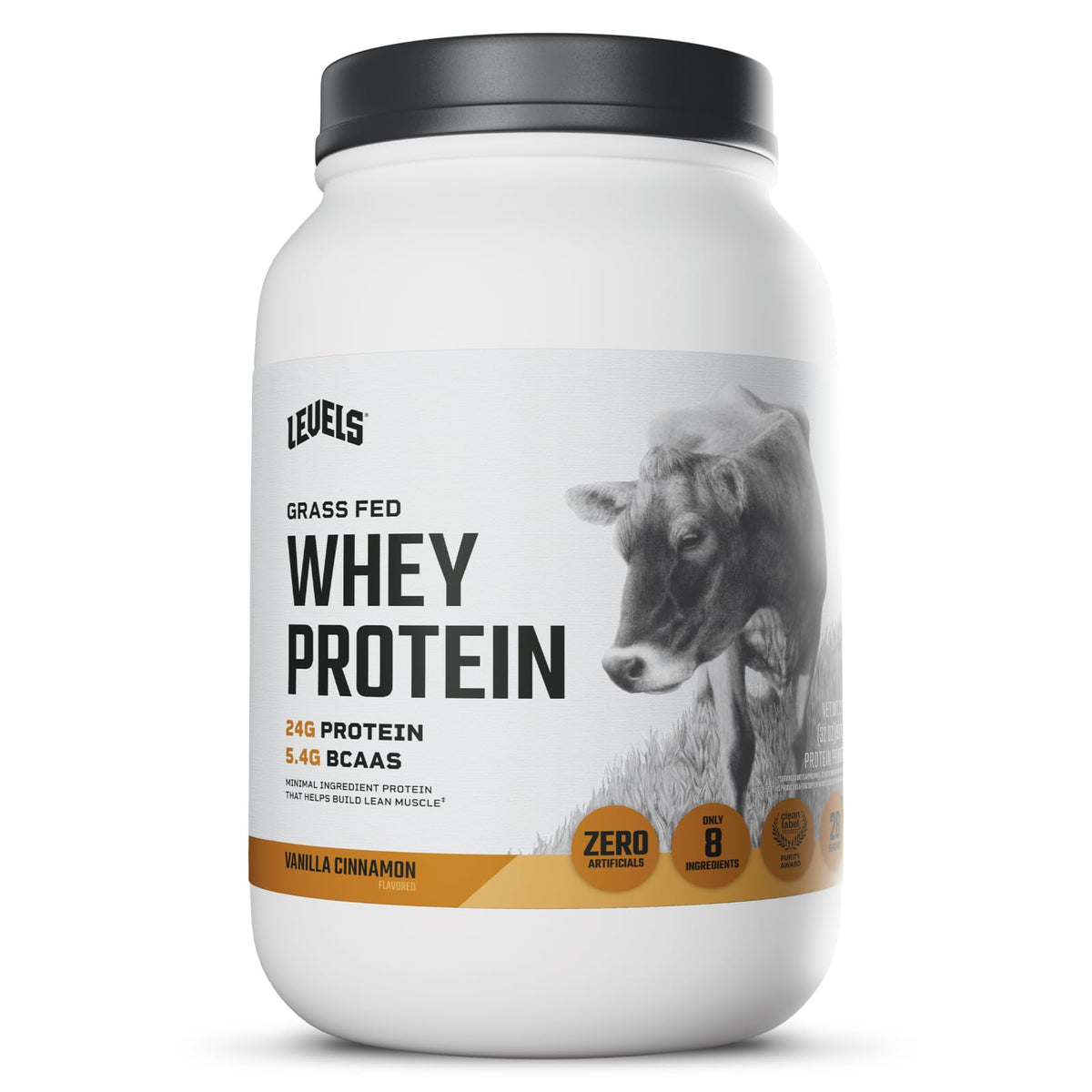 Levels Whey en empaque, vainilla canela, proteínas de alta calidad para tu entrenamiento