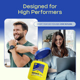 LevelUp Biohack Mind ingrediente herbal en primer plano sugiere mezcla natural para enfoque