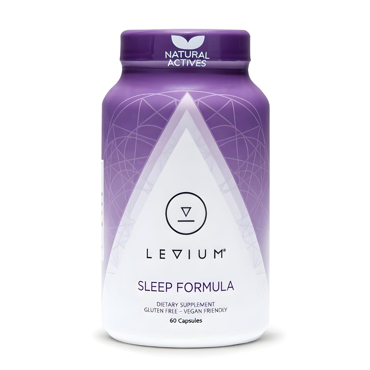 Levium Sleep Formula botella visible para descanso más tranquilo