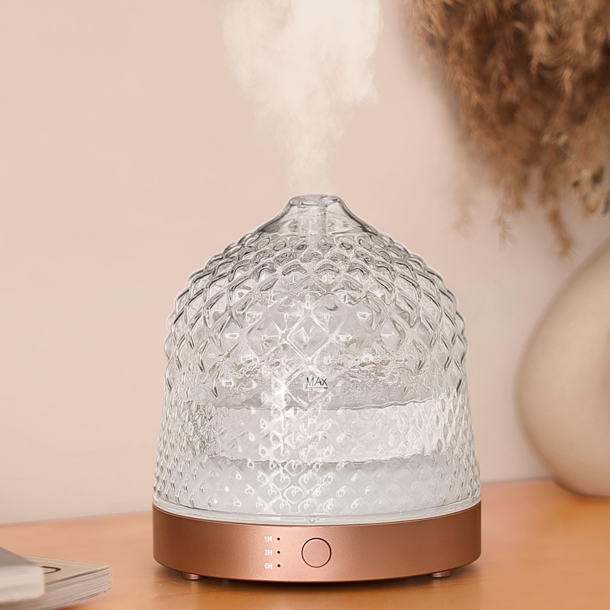 Levoair difusor de vidrio 200 ml para aromas duraderos y puros
