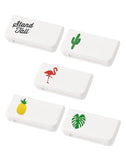 Lexaoyoo 5 cajas de pastillas con 3 compartimentos, organización diaria conveniente.