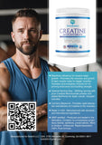 Liarminoo NutraScience Creatina Monohidrato de disolución rápida para entrenamiento diario.