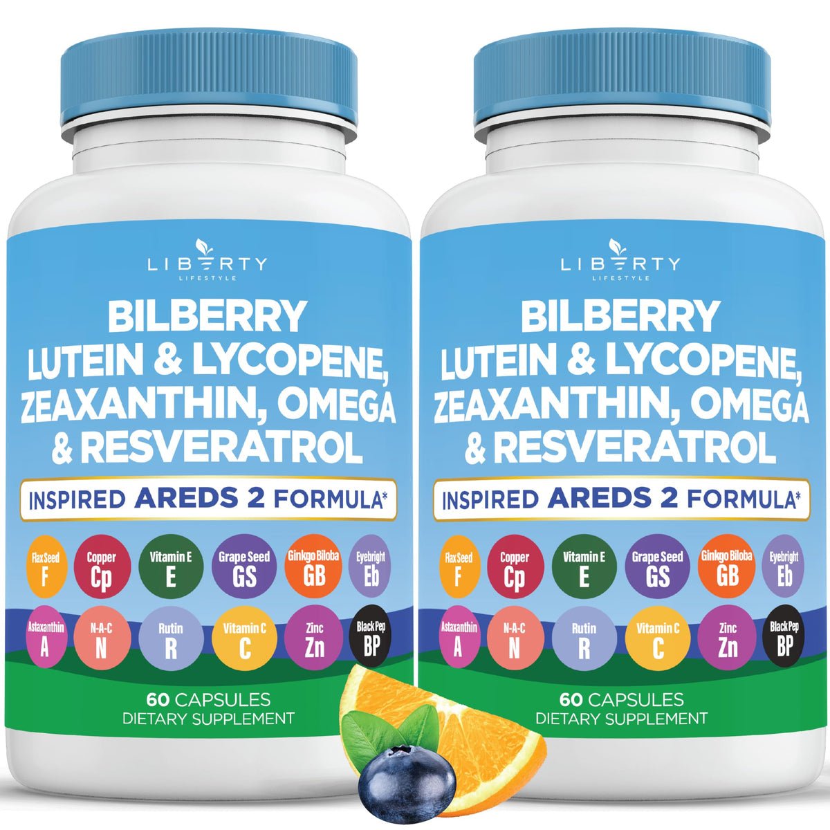 Liberty Lifestyle AREDS2: cápsulas para la salud ocular diaria