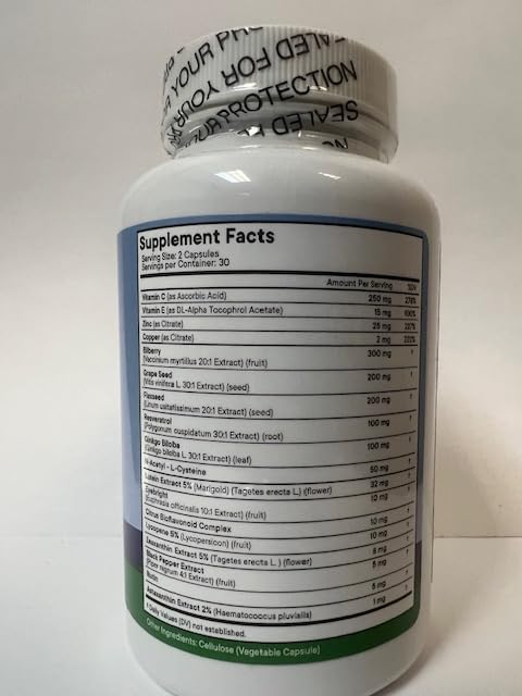 Liberty Lifestyle luteina-zeaxantina: nutrientes para la retina y claridad visual