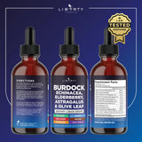 Liberty Lifestyle uso diario con agua — fácil de tomar