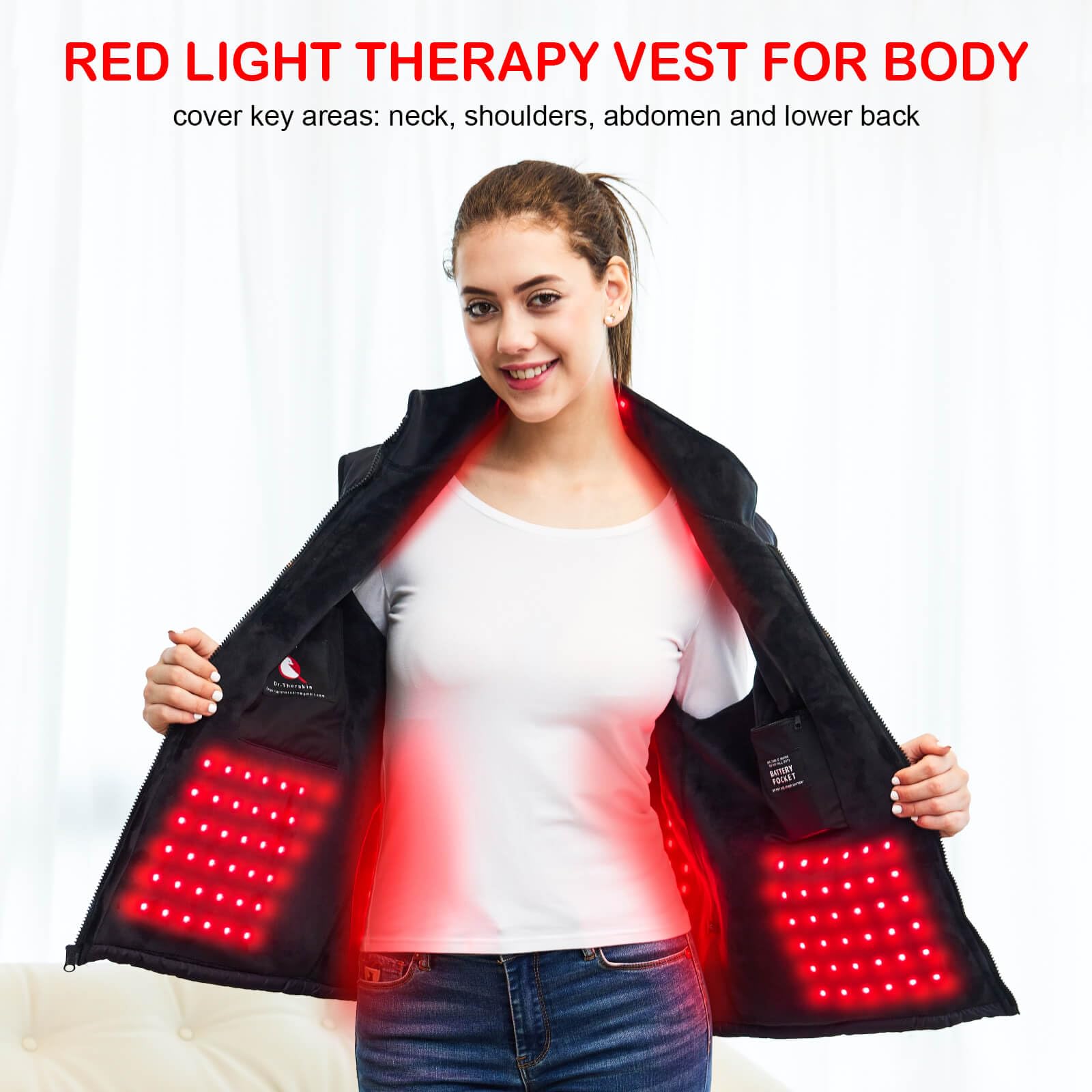 Licinwing vest foco abdomen para confort diario y soporte puntual