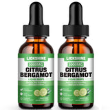 Gotas lickshine de bergamota 3000 mg, frasco dosificado para uso diario