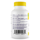Etiqueta frontal Licopeno 15 mg, fórmula natural sin OGM.